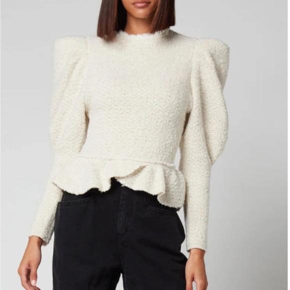 Isabel Marant
Giamili Puff-Sleeve & Peplum-Hem Top NWT - Picture 2 of 14